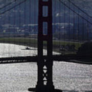 South Tower Of The Golden Gate Bridge, San Francisco, California Art Print