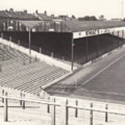 Southend United - Roots Hall - West Stand 1 - Bw - 1960s Art Print