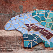 Southwestern Bear Mosaic Art Print