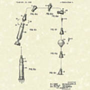 Space Capsule 1963 Patent Art Art Print