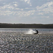 Splash At Lake Wollumboola Art Print