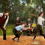 Sport - Baseball - Strike One 1921 Art Print