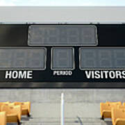 Sports Stadium Scoreboard Art Print