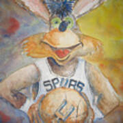 Spurs Coyote Art Print