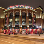 St Louis Busch Stadium Art Print