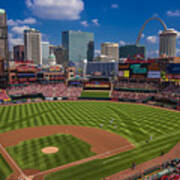 St. Louis Busch Stadium Subway Advert Style Art. Sizes 5x7 to 