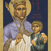 St Louis Ix With His Son Philip Iil 046 Art Print