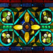 Stained Glass 1 Art Print