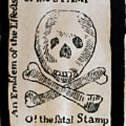 Stamp Act Cartoon, 1765 Art Print