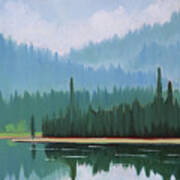 Stanley Lake - Far Shore Art Print