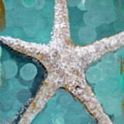 Starfish Goldie Art Print