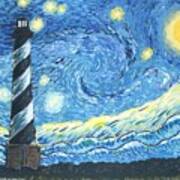Starry Night Hatteras Art Print