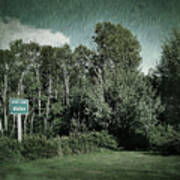 State Line Maine Art Print