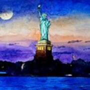 Statue Of Liberty New York Art Print