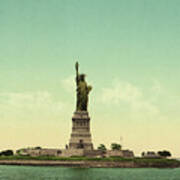 Statue Of Liberty, New York Harbor Art Print