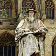 Statue Of Richard Hooker Art Print