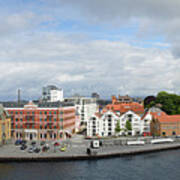 Stavanger Harbour Panorama Art Print