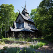 Stavkirke Church Art Print