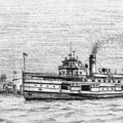 Steamship Nobska Art Print