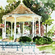 Steele Memorial Bandstand Art Print