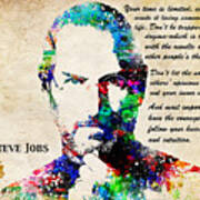 Steve Jobs Portrait Art Print