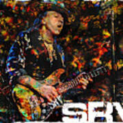 Stevie Ray Art Print