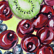 Still Life 130. Cherries Art Print
