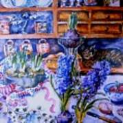 Still Life With Hyacinths Art Print
