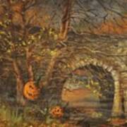 Stone Bridge And Wicked Laughter Art Print