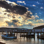 Stonington Lobster Boats Art Print