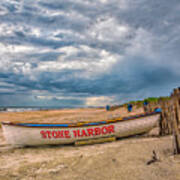 Storm Clouds In Stone Harbor Art Print