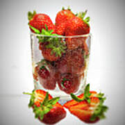 Strawberry Dessert Art Print