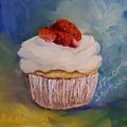 Strawberry Shortcake Cupcake Art Print
