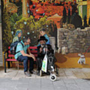 Street View In Jerusalem Art Print