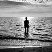 Summer Farewell - Calabria, Italy - Black And White Photography Art Print