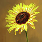 Sunflower Salute Art Print