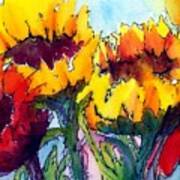 Sunflower Serenade Art Print
