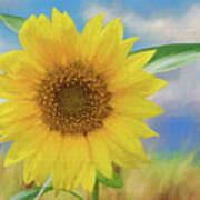 Sunflower Surprise Art Print