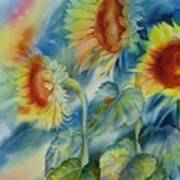 Sunny Flowers Art Print