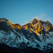 Sunrise On Everest Art Print