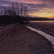 Sunrise, Rutland Water Art Print