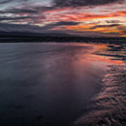 Sunset In Sandymount - Dublin, Ireland - Seascape Photography Art Print
