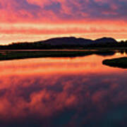 Sunset Over Acadia National Park Art Print