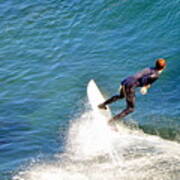 Surfer, Steamer Lane, Santa Cruz, Series 19 Art Print