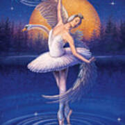 Swan Lake Art Print