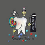 Sweet Tooth T-shirt Art Print