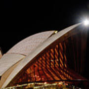 Sydney Opera House Close View By Kaye Menner Art Print