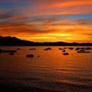 Tahoe Sunset Art Print