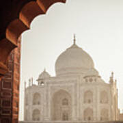 Taj Mahal Mosque View Ii Art Print