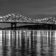 Tappan Zee Bridge Twilight Iii Art Print